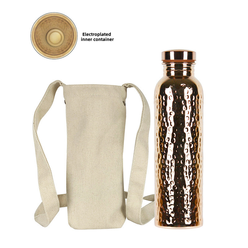 800ML Copper Water Bottle