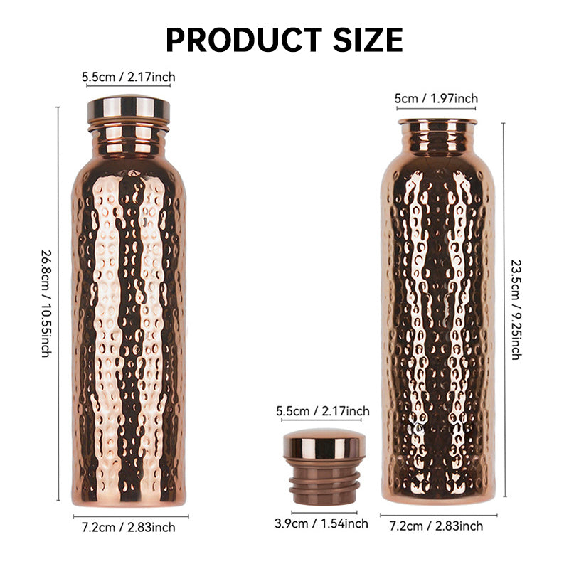 800ML Copper Water Bottle