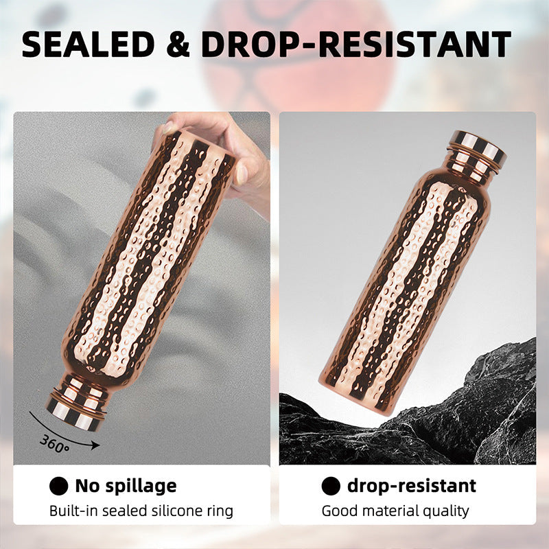 800ML Copper Water Bottle
